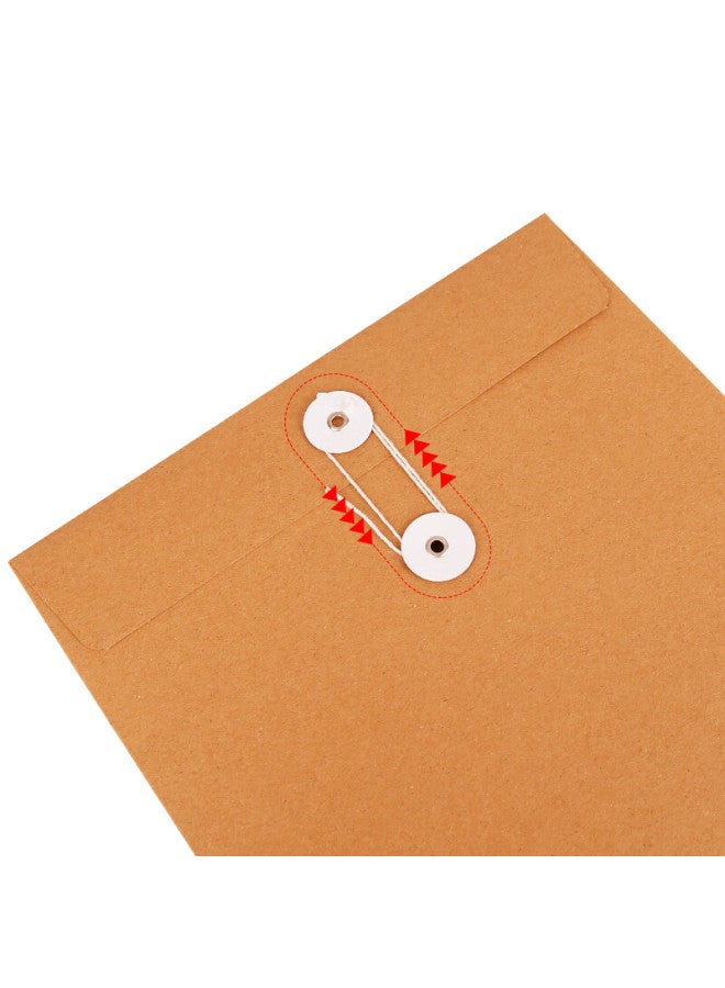 Simaa 20 Mixed Pulp 250g Kraft Paper File Folders, عرض جانبي مُثخن 4 سم, ملفات وثائق للمناقصات والعقود والمواد, 6608 - Image 1