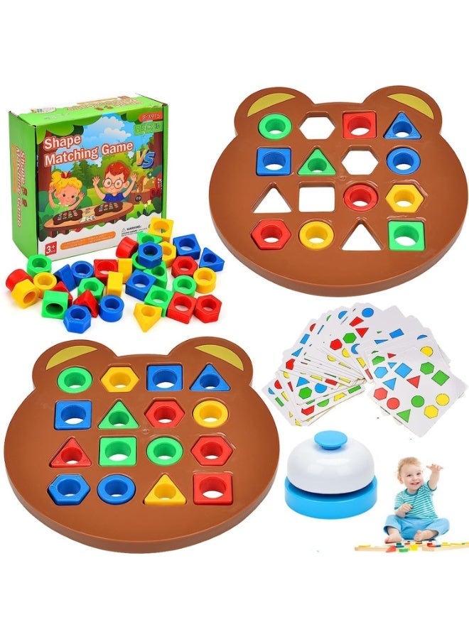 Children Learning and Educational Geomatric Shape Puzzle Game, Kids Toys for 2-5 Years Boy, Games for Baby and Toddler Board Games, Toys for 6 Year Old Boy Fun Girl Gift for Kids Zone - Image 1