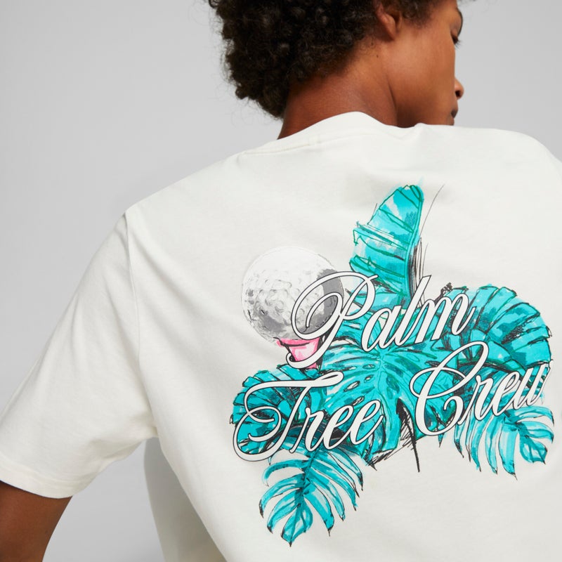 بوما تيشيرت مزين برسومات PUMA x PALM Tree Crew للرجال - Image 2