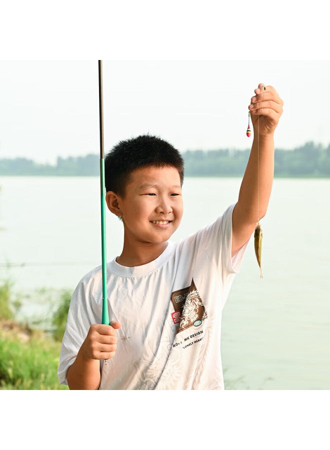 Grsaed Children's Fishing Rod Set, Beginner-specific Real Fishing Rod For Kids, Shrimp And Crab Fishing Rod, Mini Short-section Fishing Rod, 1.5m, Pink - Image 3