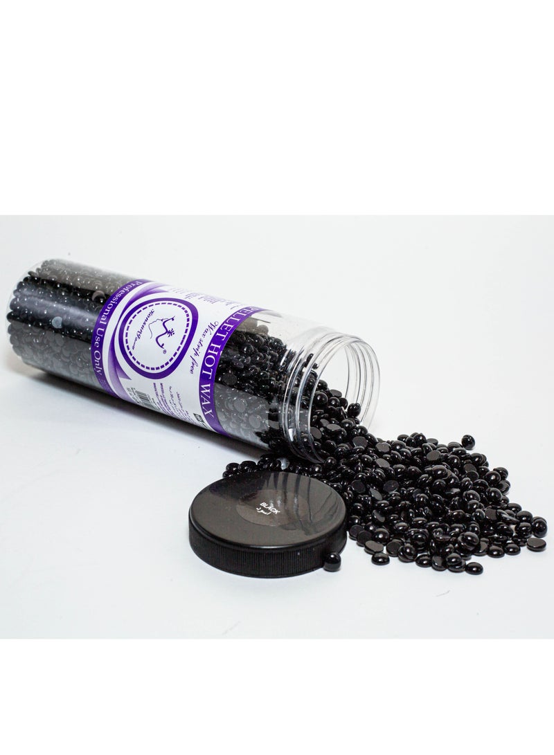 Konsung Beauty Pellet Hair Removal Hot Wax Beans Black 400gm - Image 2