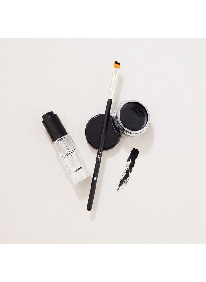 Inglot Eye Essentials Set : Duraline + AMC Eyeliner Gel 77 + Makeup Brush 31T : - Image 4