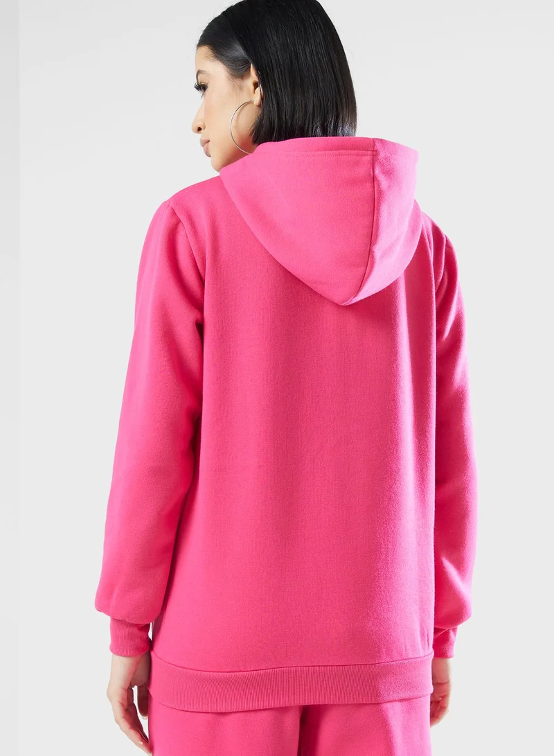 The Giving Movement Regular Zip Logo Hoodie