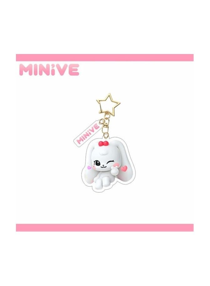 general IVE Acrylic Keychain Bag Pendant Cartoon Sign Accessory Fan Series Gift Yujin Wonyoung Rei LIZ LEESEO - Image 5