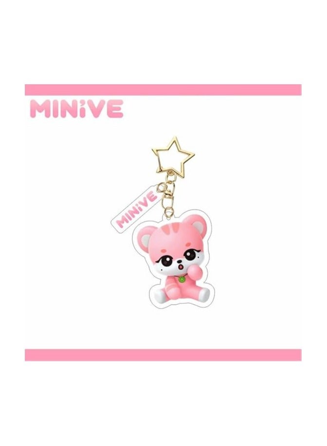 general IVE Acrylic Keychain Bag Pendant Cartoon Sign Accessory Fan Series Gift Yujin Wonyoung Rei LIZ LEESEO - Image 3