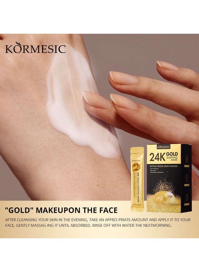 Kormesic قناع للنوم بين عشية وضحاها-صندوق من 4 مل × 20-ترطيب - Image 3