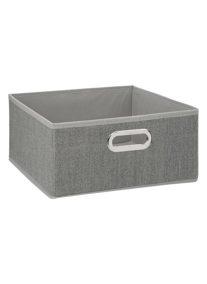 Five Simply Smart Polypropylene and Metal Foldable Storage Box Heather Grey 31 x 15cm 138886C  - Image 1