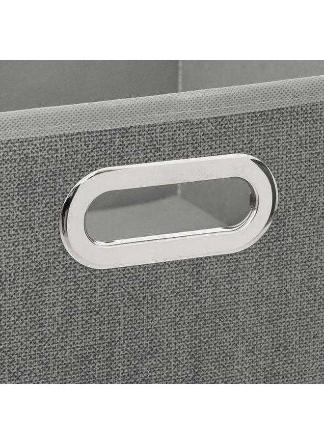 Five Simply Smart Polypropylene and Metal Foldable Storage Box Heather Grey 31 x 15cm 138886C  - Image 2