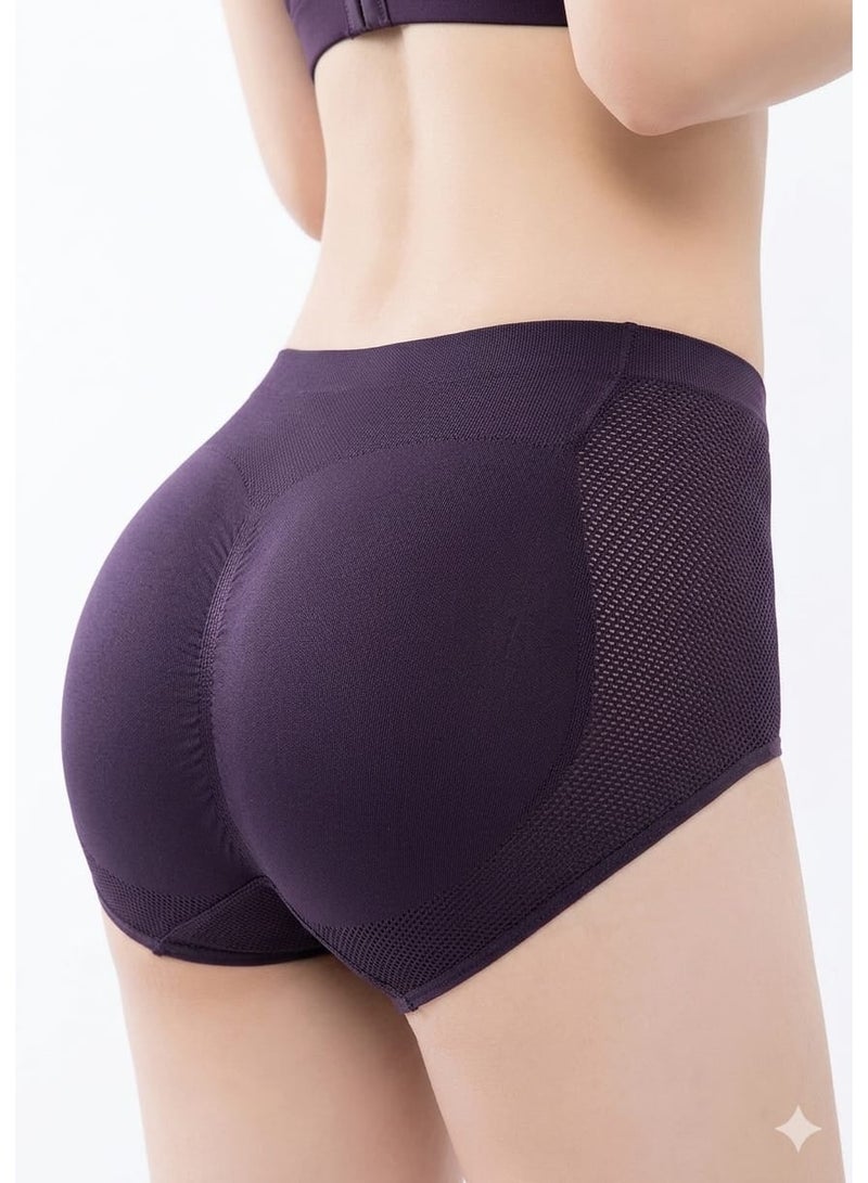 5PLUS Women Padded Shapewear Shorts High Waist Tummy Control Butt Lifter Seamless Body Shaper - Image 1
