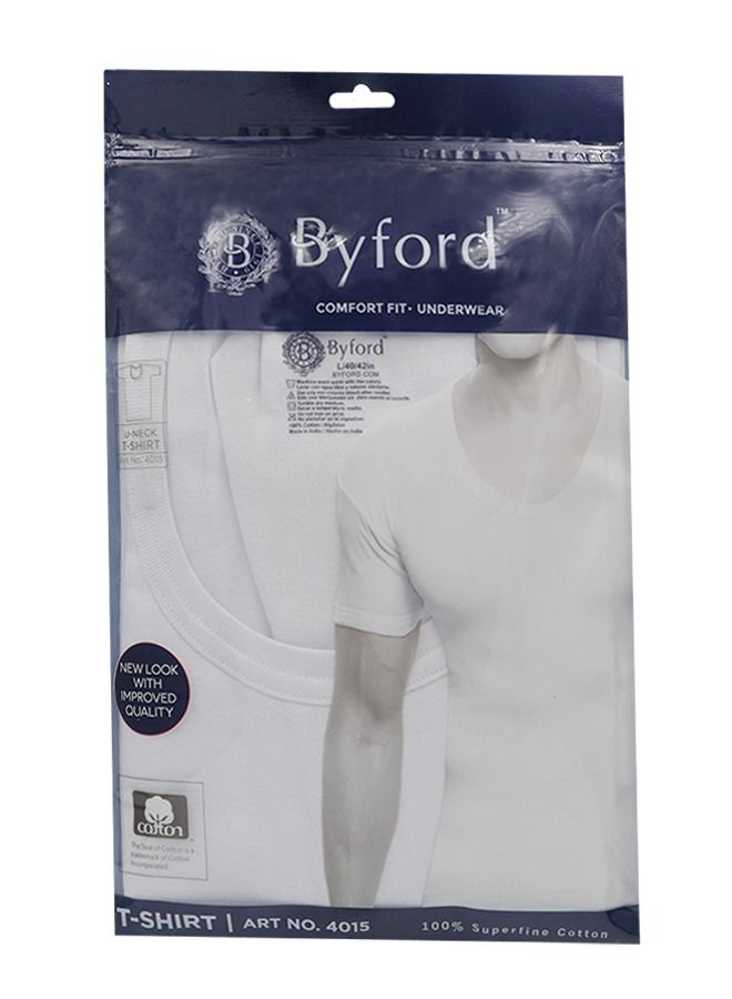 Byford قميص داخلي رجالي برقبة على شكل حرف U وأكمام قصيرة  - Image 2