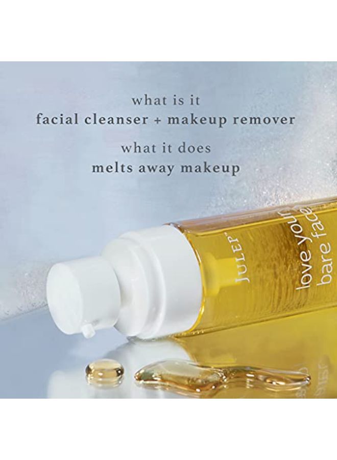 Julep Love Your Bare Face Age-Defying Cleansing Oil And Makeup Remover, Face Wash For Normal To Dry Sensitive Skin, 3.5 Fl Oz  - Image 3