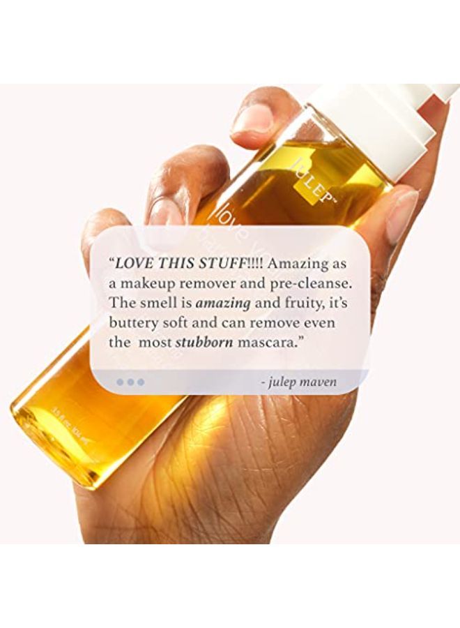 Julep Love Your Bare Face Age-Defying Cleansing Oil And Makeup Remover, Face Wash For Normal To Dry Sensitive Skin, 3.5 Fl Oz  - Image 4