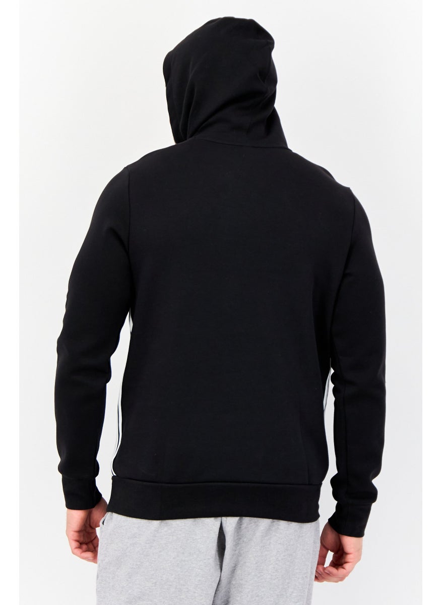 Adidas - Men Sportswear Fit Long Sleeves Outdoor Sweatshirt, Black - Image 1