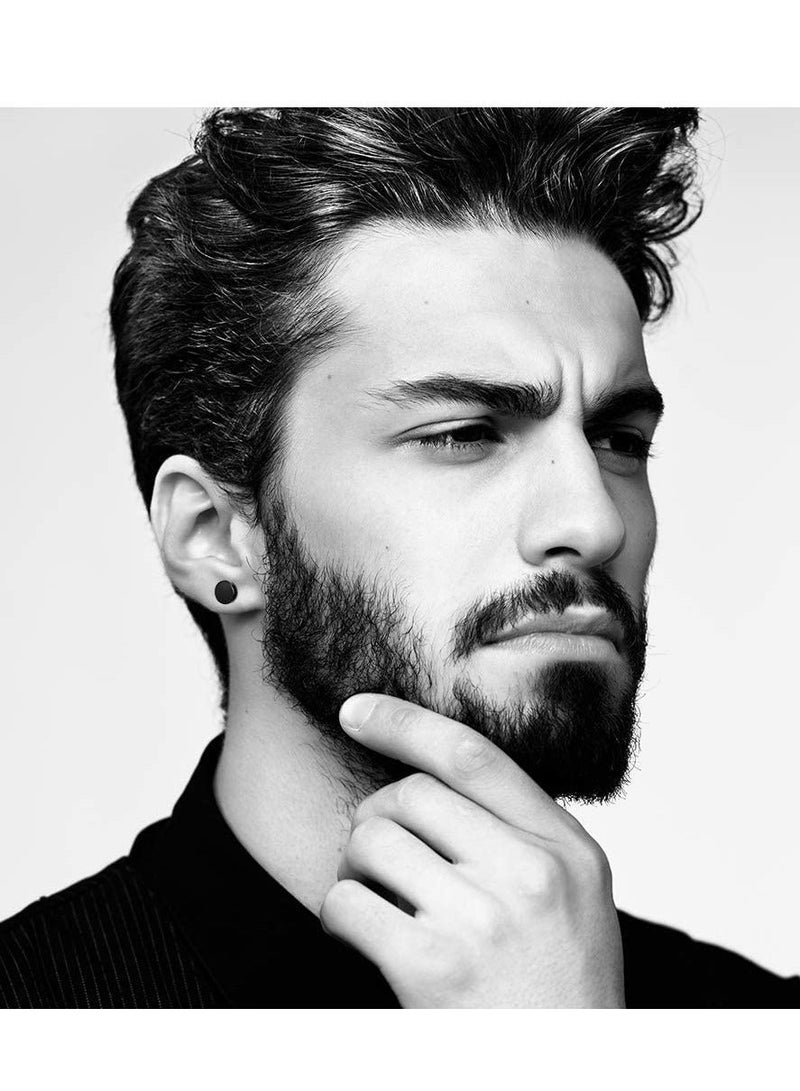 مس تيارا مجموعة من 12 زوجًا من الأقراط المرصعة بالستانلس ستيل للرجال والنساء للجنسين - Image 2