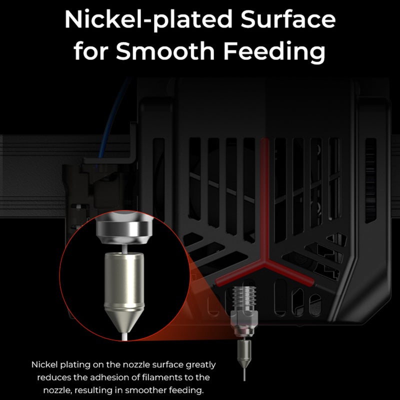 Creality Bi-metallic High-end Nozzle Kit 8PCS Bimetallic Material High Heat-resistant and Wear-resistance for Smooth Feeding Suitable for Ender-2 Pro, Ender-2, CR-10S, CR-10, CR-10 S5,CR-10 S4, - Image 4