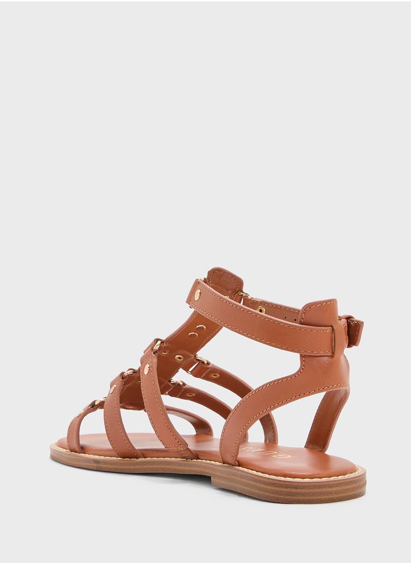GUESS Multi Strap Flat Sandals  - Image 3