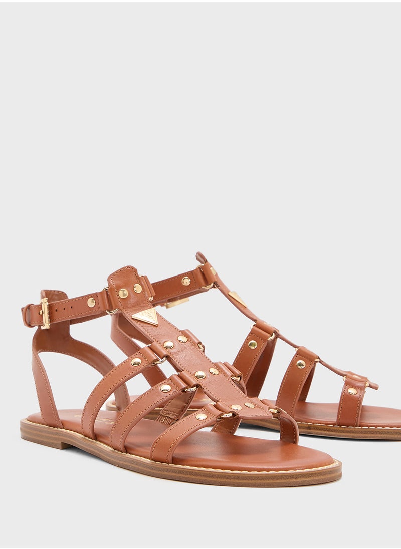 GUESS Multi Strap Flat Sandals  - Image 4