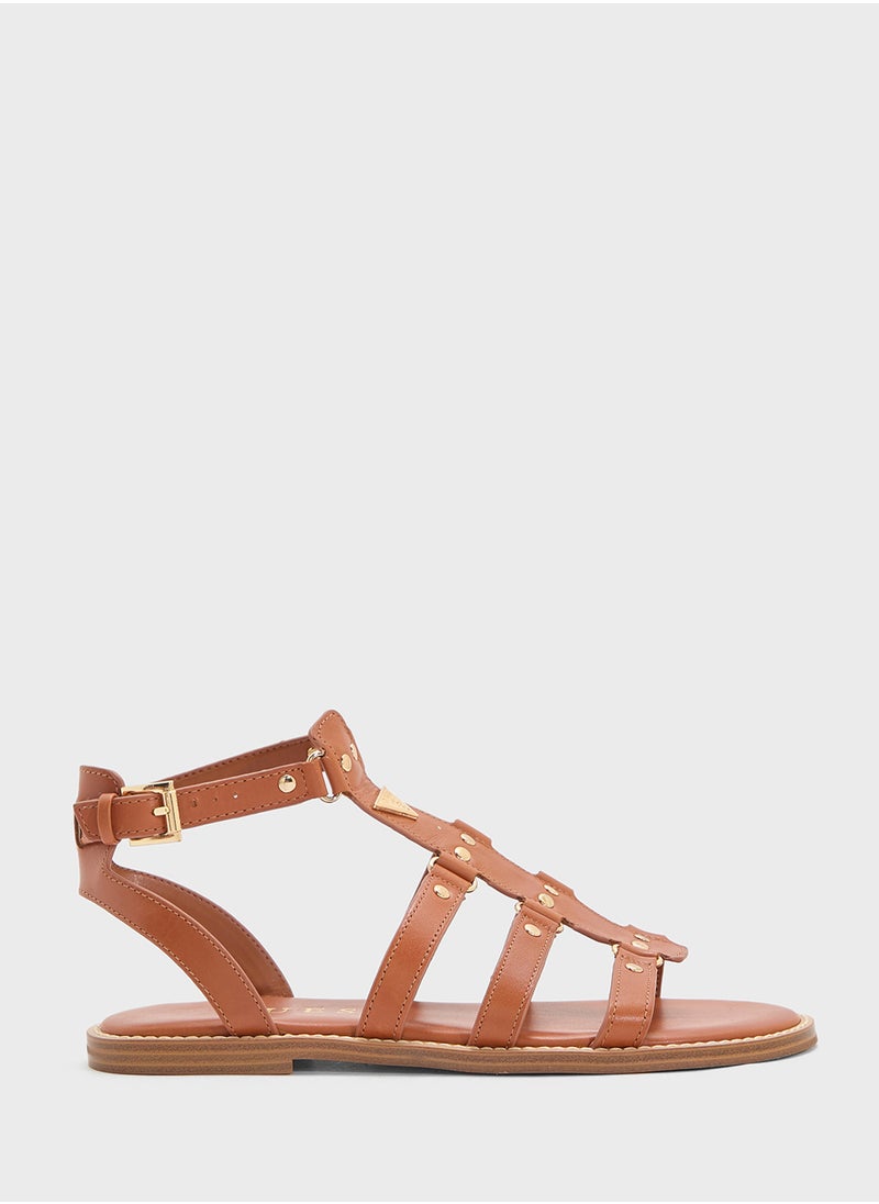 GUESS Multi Strap Flat Sandals  - Image 1