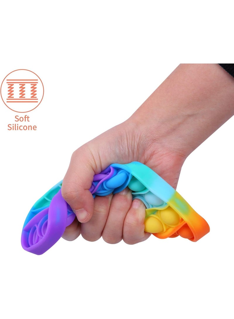 ToySchool Push Bubbles Pop Multicolors Round Shape 5 inch - Image 5
