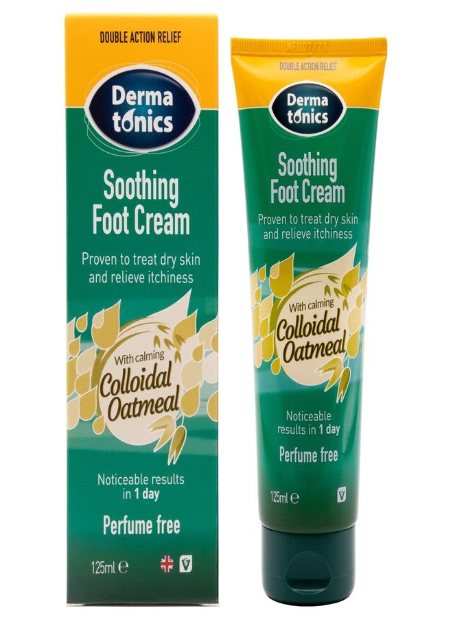Dermatonics Soothing Foot Cream - Rapid Relief for Dermatitis, Dry Skin Conditions with Calming Colloidal Oatmeal, Suitable for Diabetics and Vegan-Friendly, 4.23 fl oz - Image 1