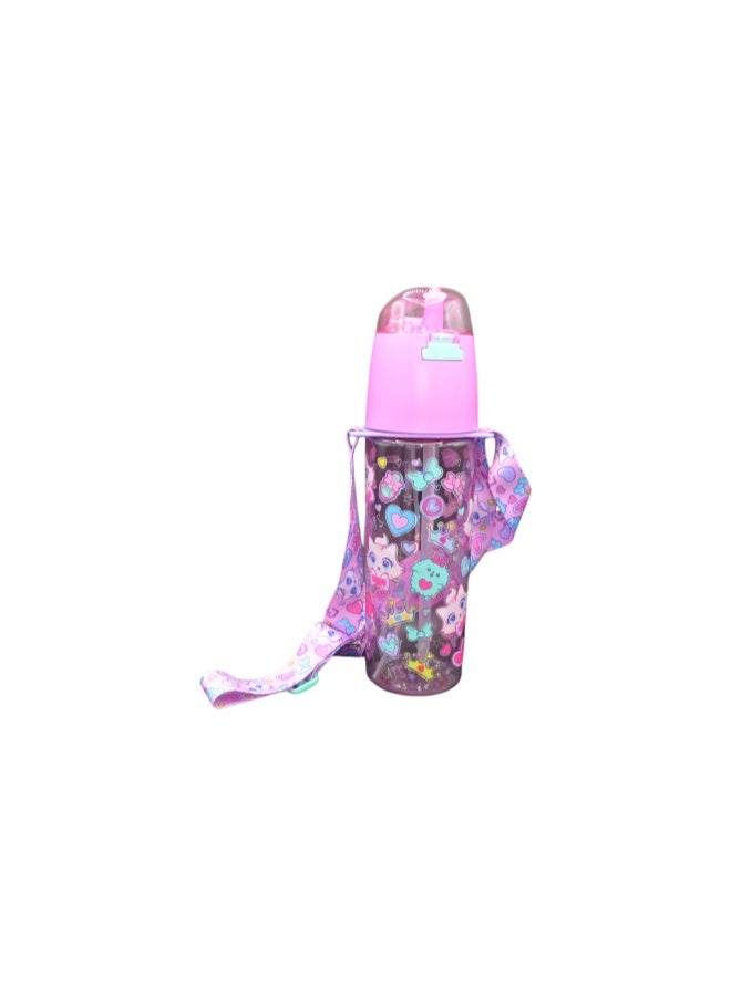 Five dream house 580ml Kids Spray Water Bottle, School Water Spray Bottle for Boys Girls, Cooling Spray Bottle for Kids with Shoulder Strap, Kids Mist Bottle, 2 in 1 Drinking & Misting Water Bottle for School Outdoor Sports - Image 1
