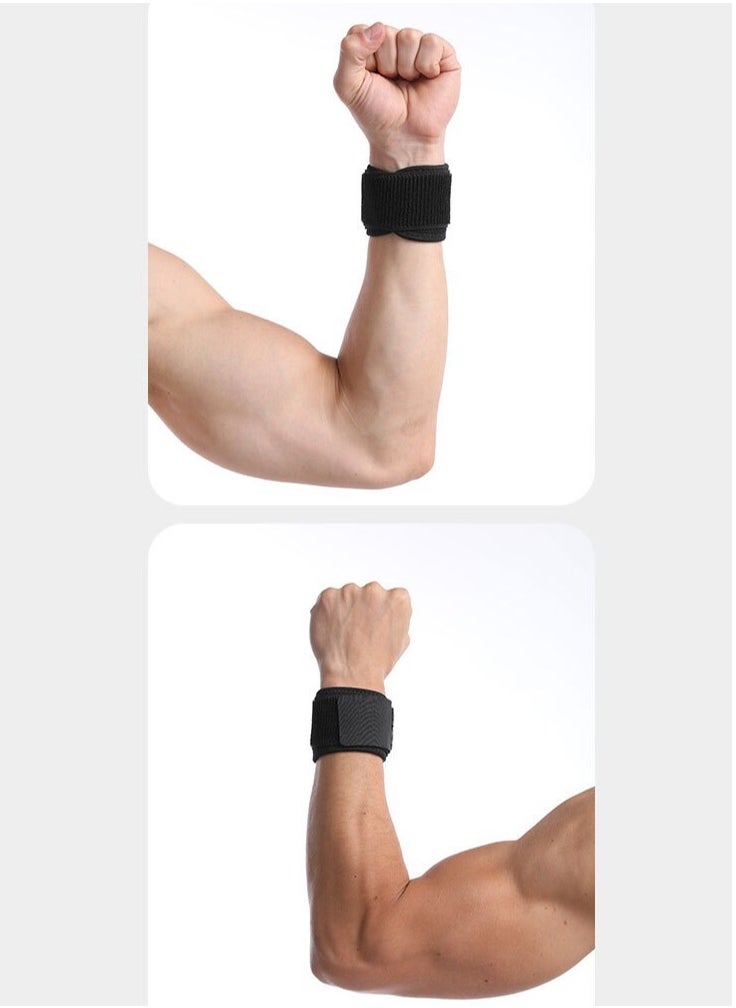 JoyousSto 2 Pcs Fitness Wrist Brace,Adjustable Wrist Support Protection, Ergonomic Wrist Compression Strap Wrist Wrap,Women Men Wrist Band For Gym Workout Weightlifting Sports  - Image 5
