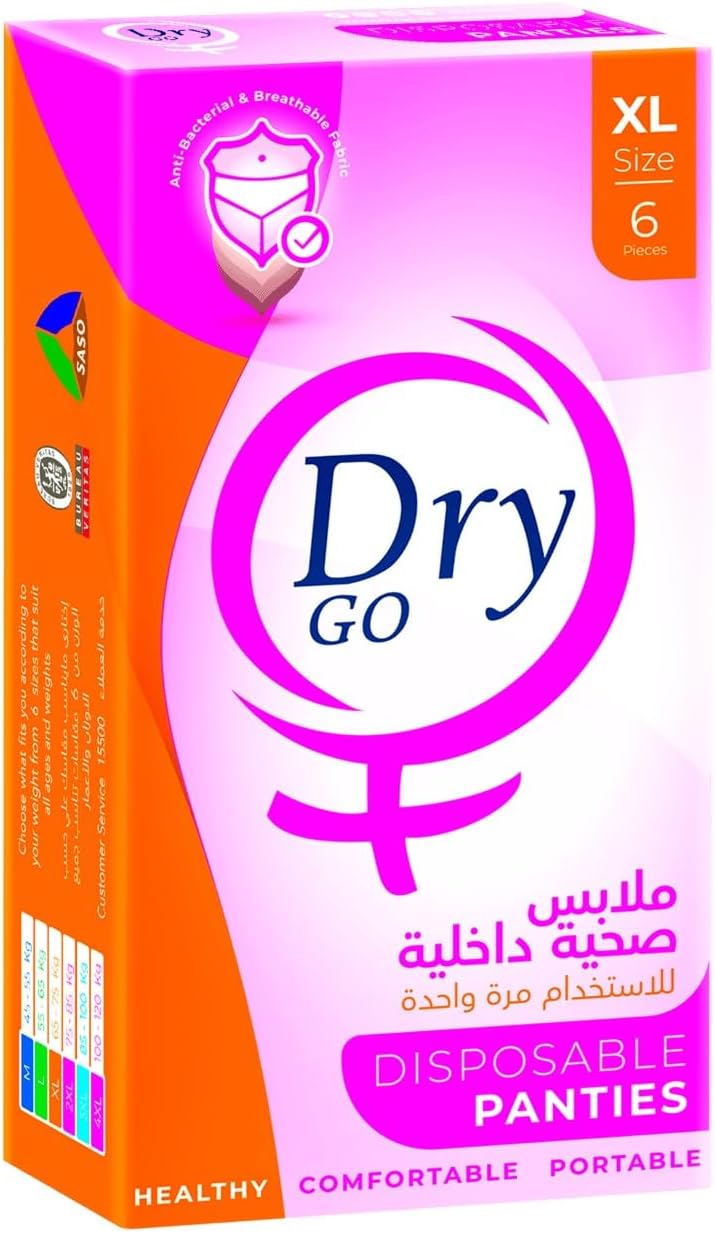 Go XL, Disposable Panties 6 Pieces