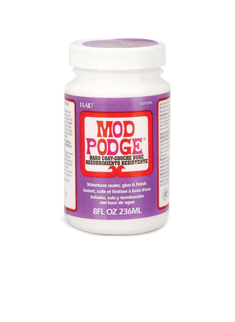Mod Podge - Mod Podge Satin Hard Coat Finish 8oz - Image 1