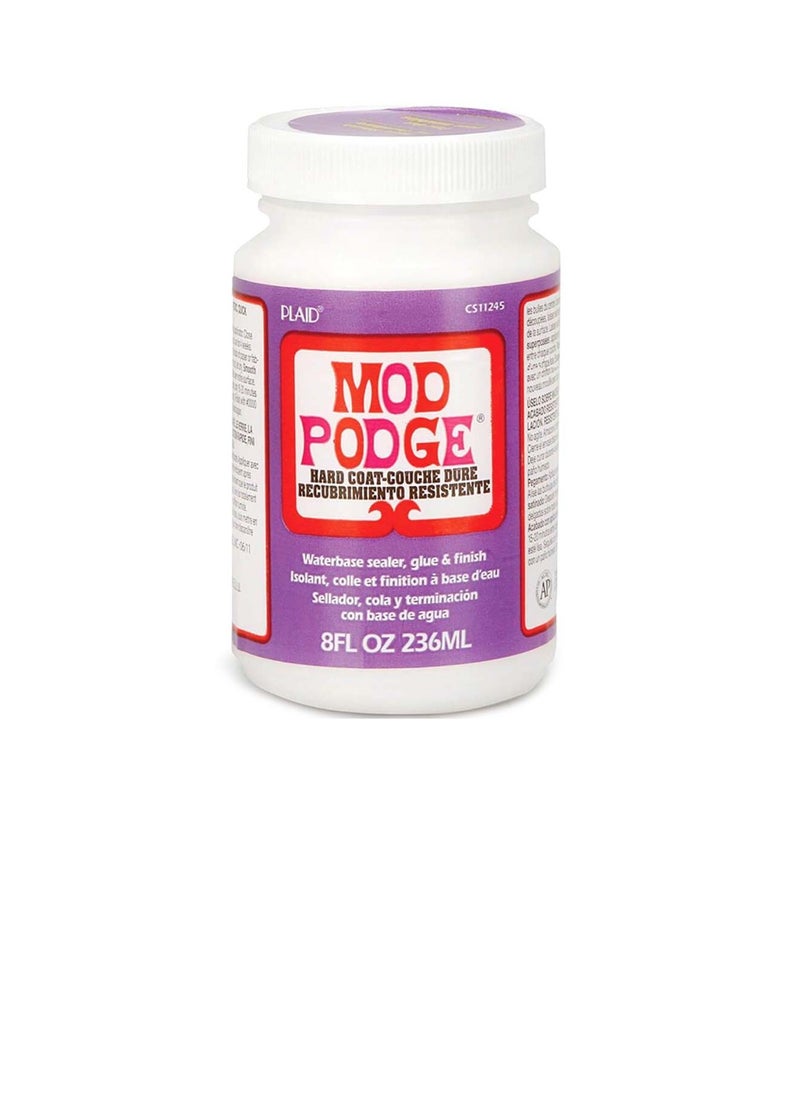 Mod Podge - Mod Podge Satin Hard Coat Finish 8oz - Image 1