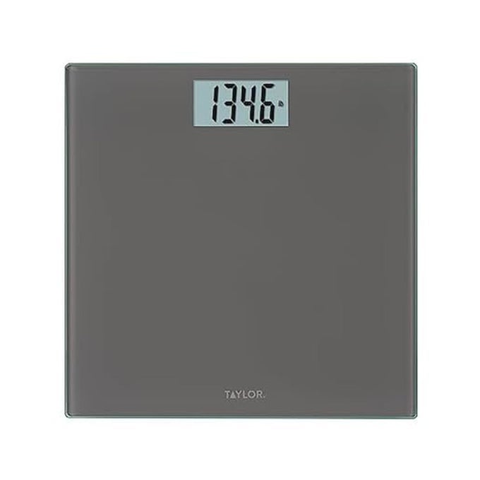 DIGITAL SCALES FOR BODY WEIGHT HIGHLY ACCURATE 400 LB CAPACITY AUTO ON AND OFF SCALE 118 X 118 INCHES CHARCOAL GREY