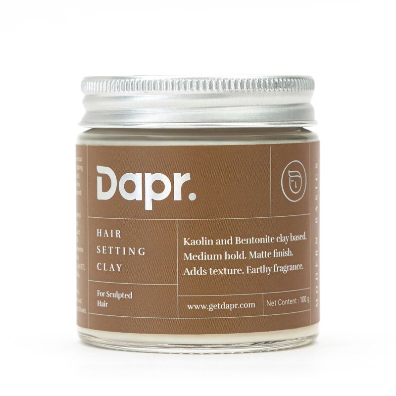 Dapr Hair Setting Clay  100 g Medium Hold Matte Finish Texturizing Hair Clay - Image 3