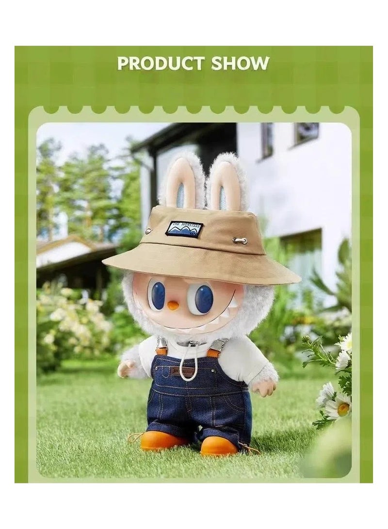 Labubu spring wild at home series! Labubu Vinyl Plush Doll Pendant, Springtime cute shape + dual material touch + trendy and versatile - Image 2