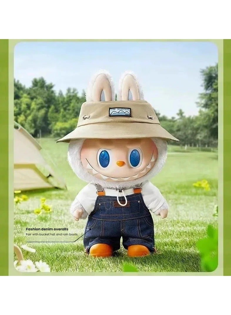 Labubu spring wild at home series! Labubu Vinyl Plush Doll Pendant, Springtime cute shape + dual material touch + trendy and versatile - Image 3