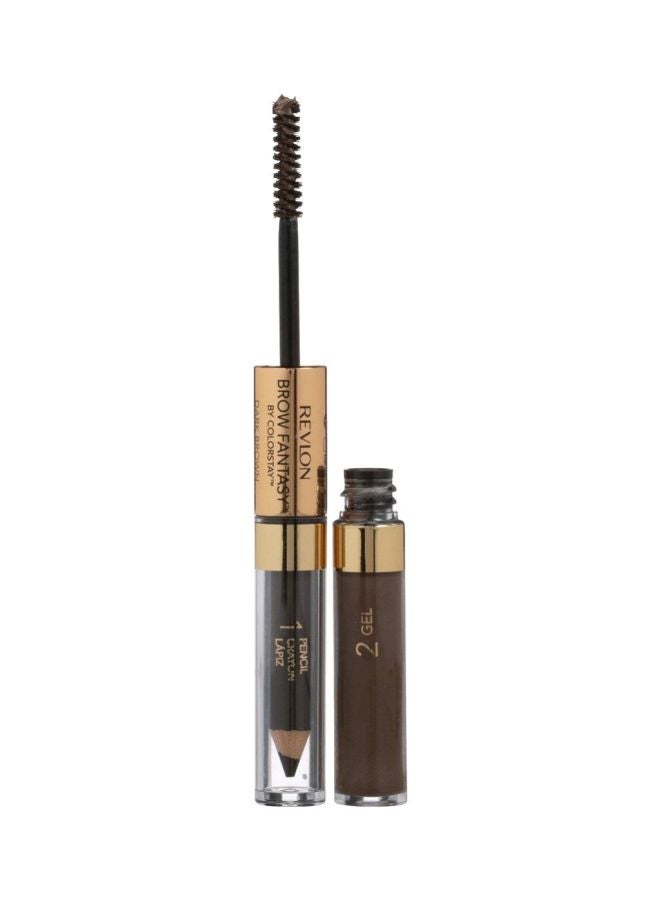 Revlon Brow Fantasy Pencil And Gel 106 Dark Brown - Image 2