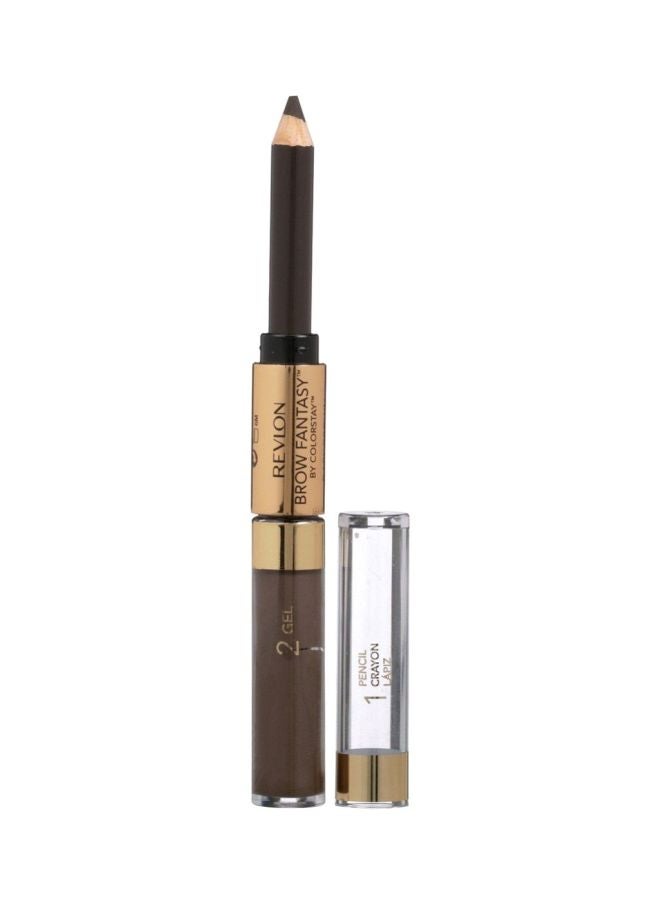 Revlon Brow Fantasy Pencil And Gel 106 Dark Brown - Image 3