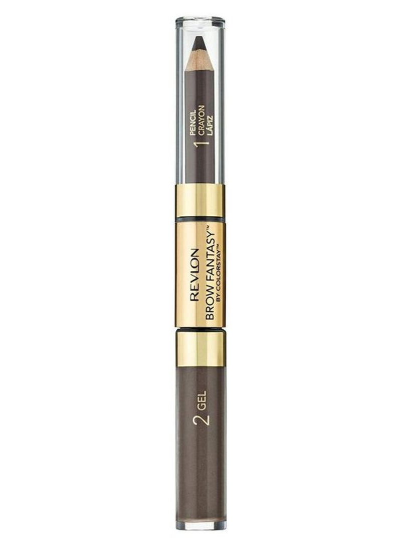 Revlon Brow Fantasy Pencil And Gel 106 Dark Brown - Image 1