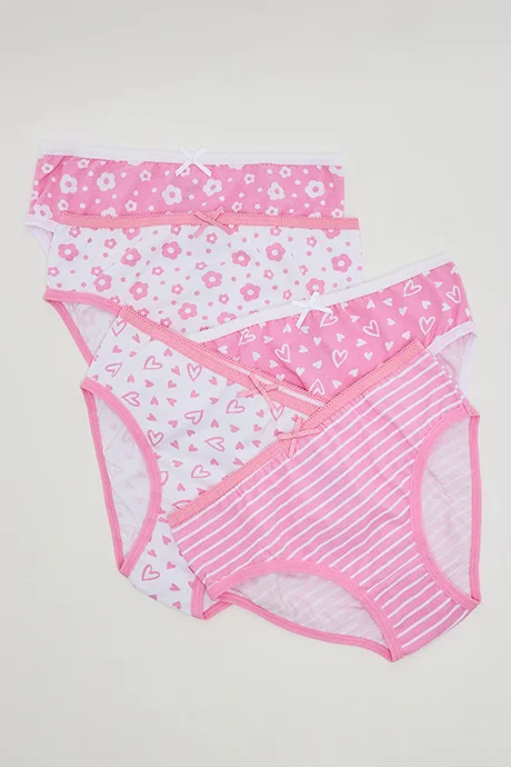 أر أند بي 5 Pack Printed Bikini Briefs