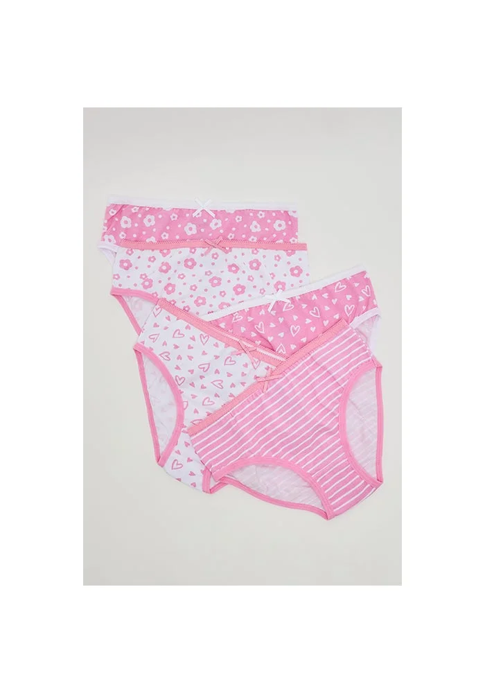 R&b 5 Pack Printed Bikini Briefs