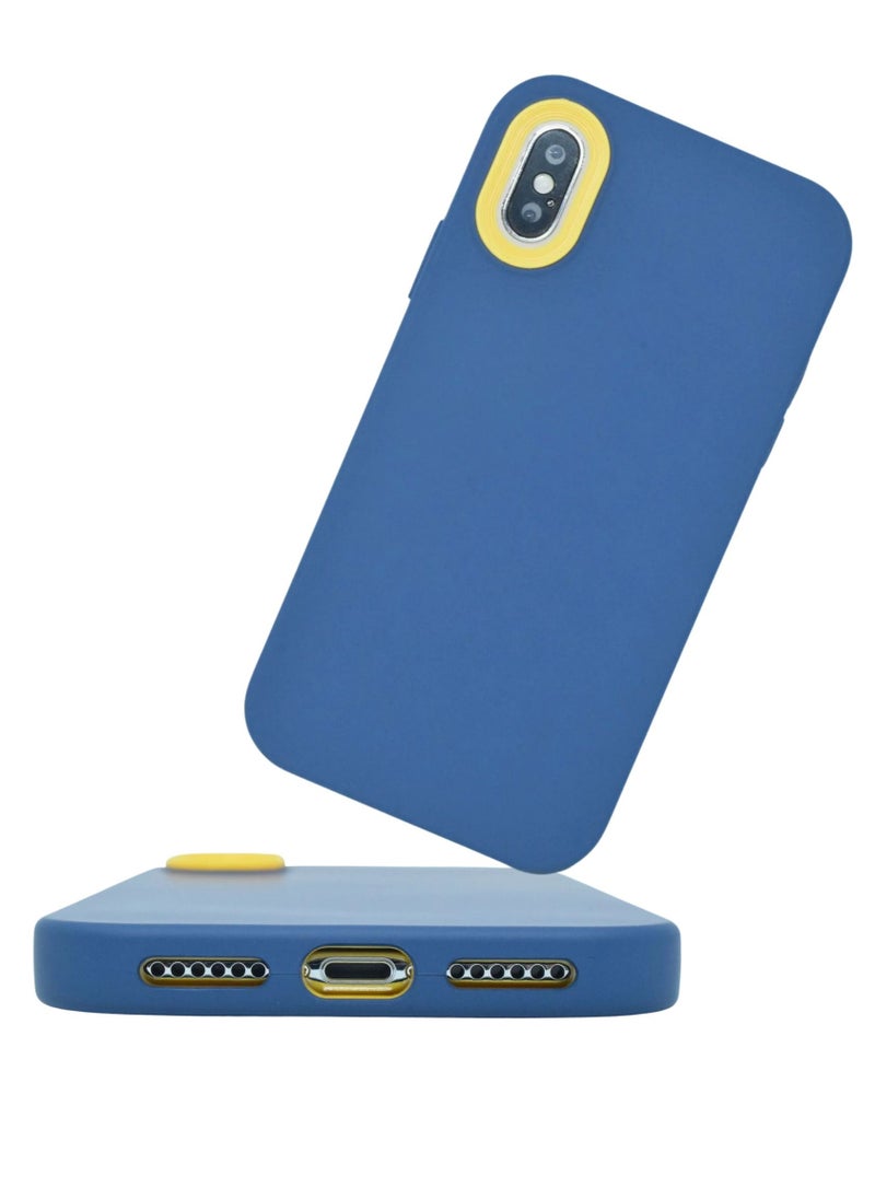 Houmt - iPhone X Case Soft Flexible Silicone With inside Frame Camera Protected Back Cover - Image 1