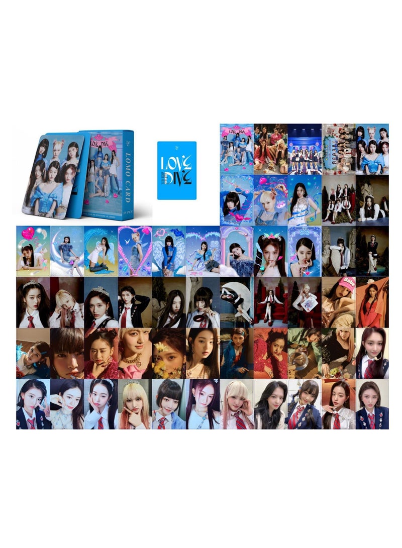 SKYLO 55-Piece IVE Love Dive Lomo Card Postcard - Image 2