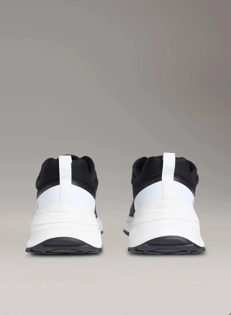 Calvin Klein Jeans Black/Bright White Tech Knit Trainers for Men | Best Price UAE