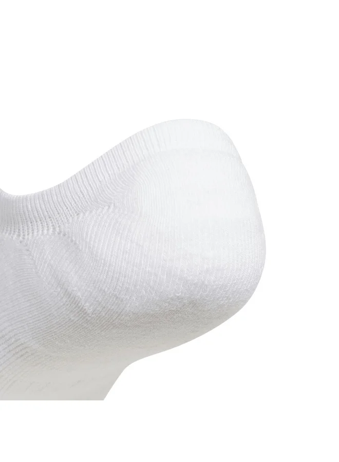 Adidas 3 Pk No Show White Golf Socks For Men 6.5-8