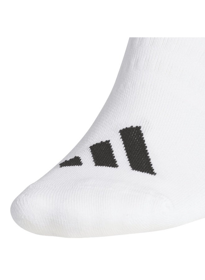اديداس 3 أزواج جوارب غولف بيضاء رجالية مقاس 6.5-8 - Image 3