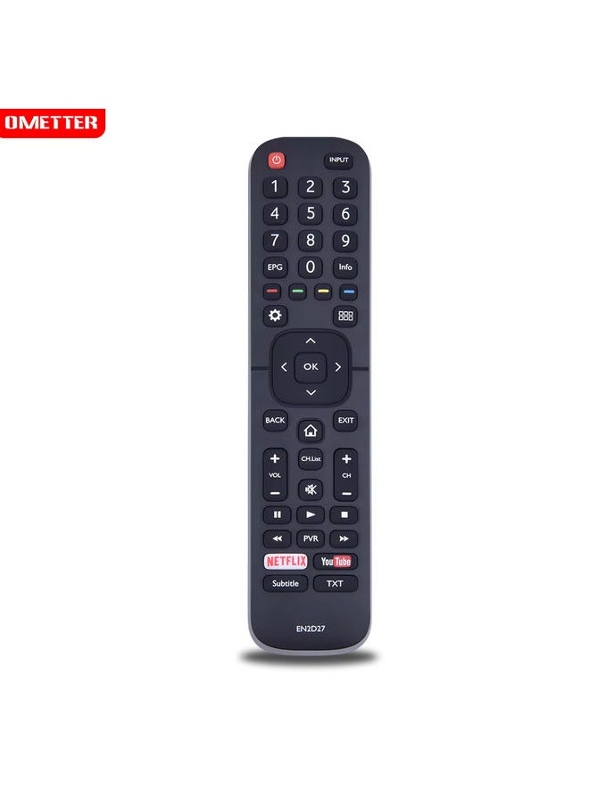OMETTER - Brand new for Hisense ROSSO EN2D27R EN2D27 replacement remote control, suitable for LTDN40K321UWTSEU 40" smart LED TV - Image 1