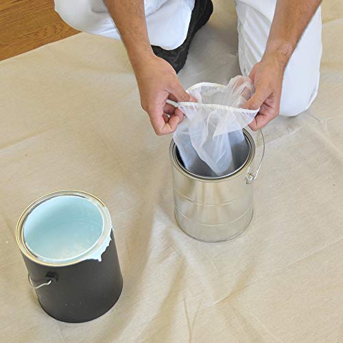 Trimaco 11213 SuperTuff Regular Mesh/Elastic Top Bag Paint Strainers, 2 Gallon, (25-Pack) - Image 3