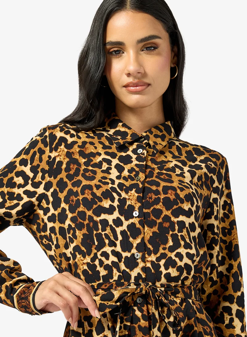 اونلي فستان طويل بأكمام طويلة من أونلفيدا