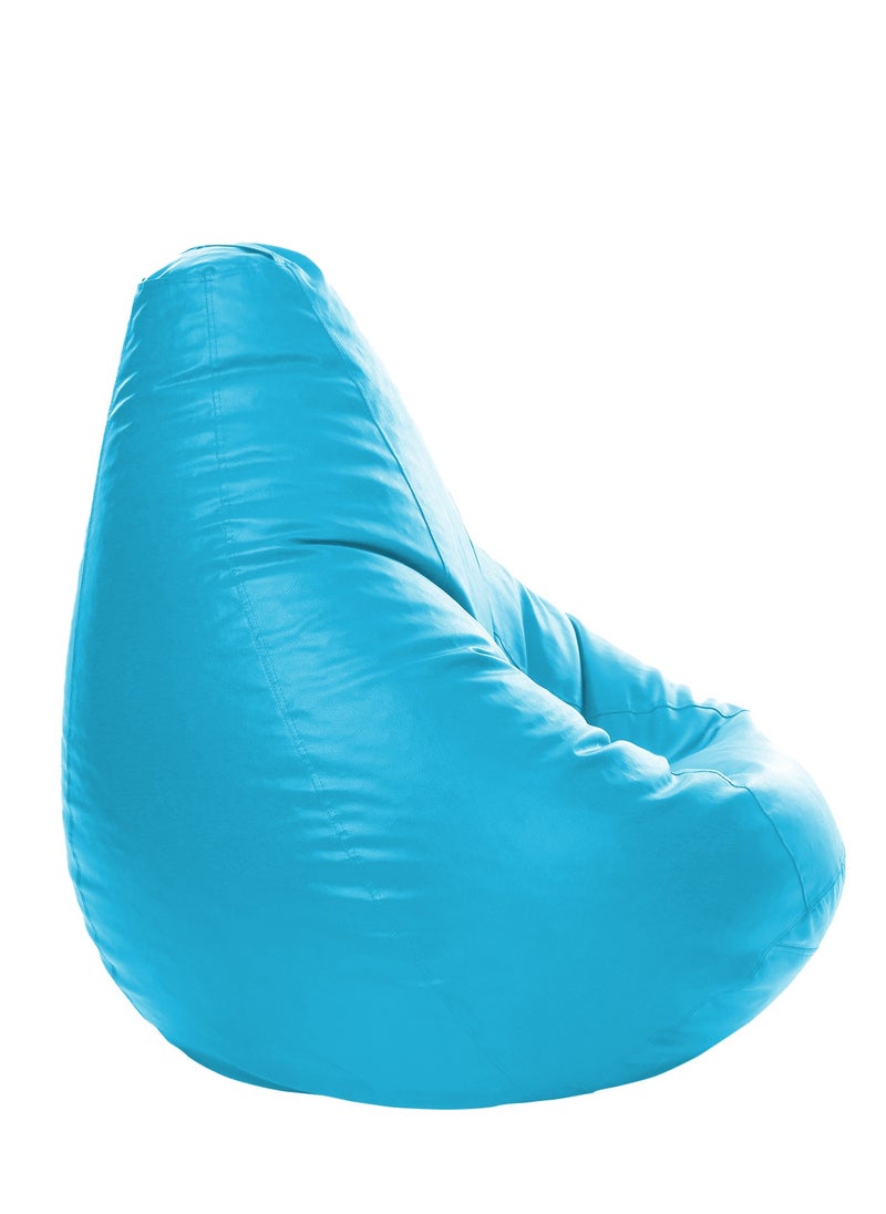 FATBAG - Faux Leather Standard Bean Bag With Polystyrene Filling - Teal Blue - Image 1