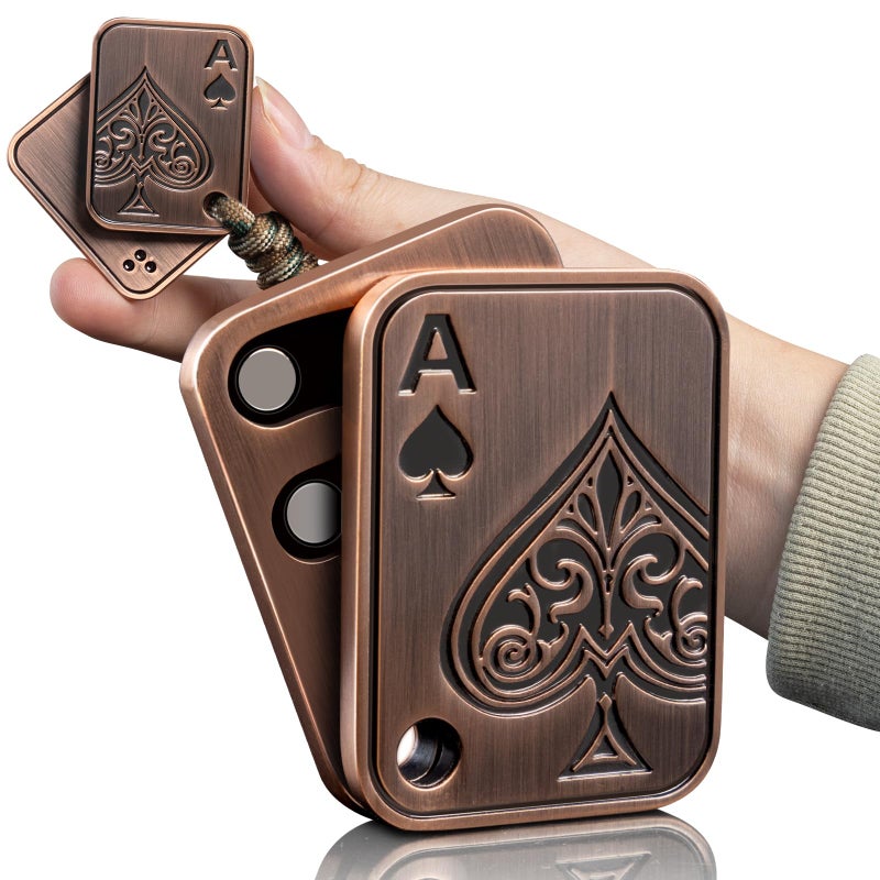 D.G.PLAYER DGPLAYER Fidget Slider Pendants Magnetic Fidget Toys Adults to Relieve Stress Tension Anxiety Improve Focus Find Inspiration Portable Design Rose Gold - Image 3