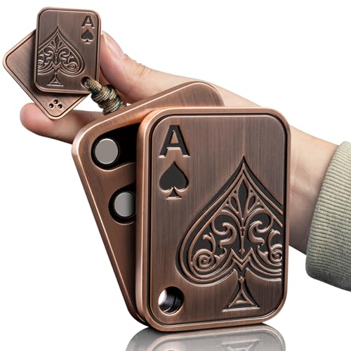 D.G.PLAYER DGPLAYER Fidget Slider Pendants Magnetic Fidget Toys Adults to Relieve Stress Tension Anxiety Improve Focus Find Inspiration Portable Design Rose Gold - Image 1
