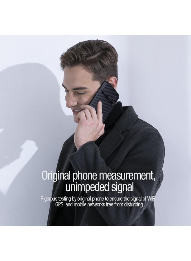Nillkin Case For iPhone 14 Plus Synthetic Fiber Camshield Phone Case - Image 4